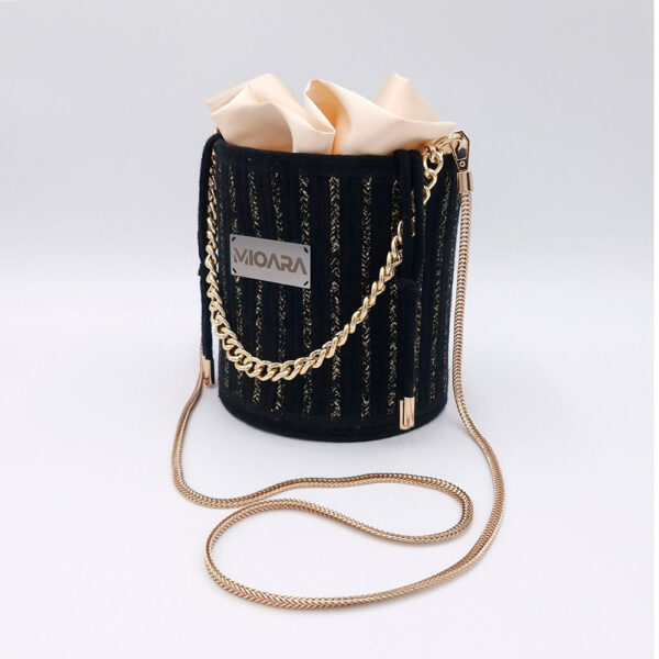 Bolso Lydia - Negro y Dorado