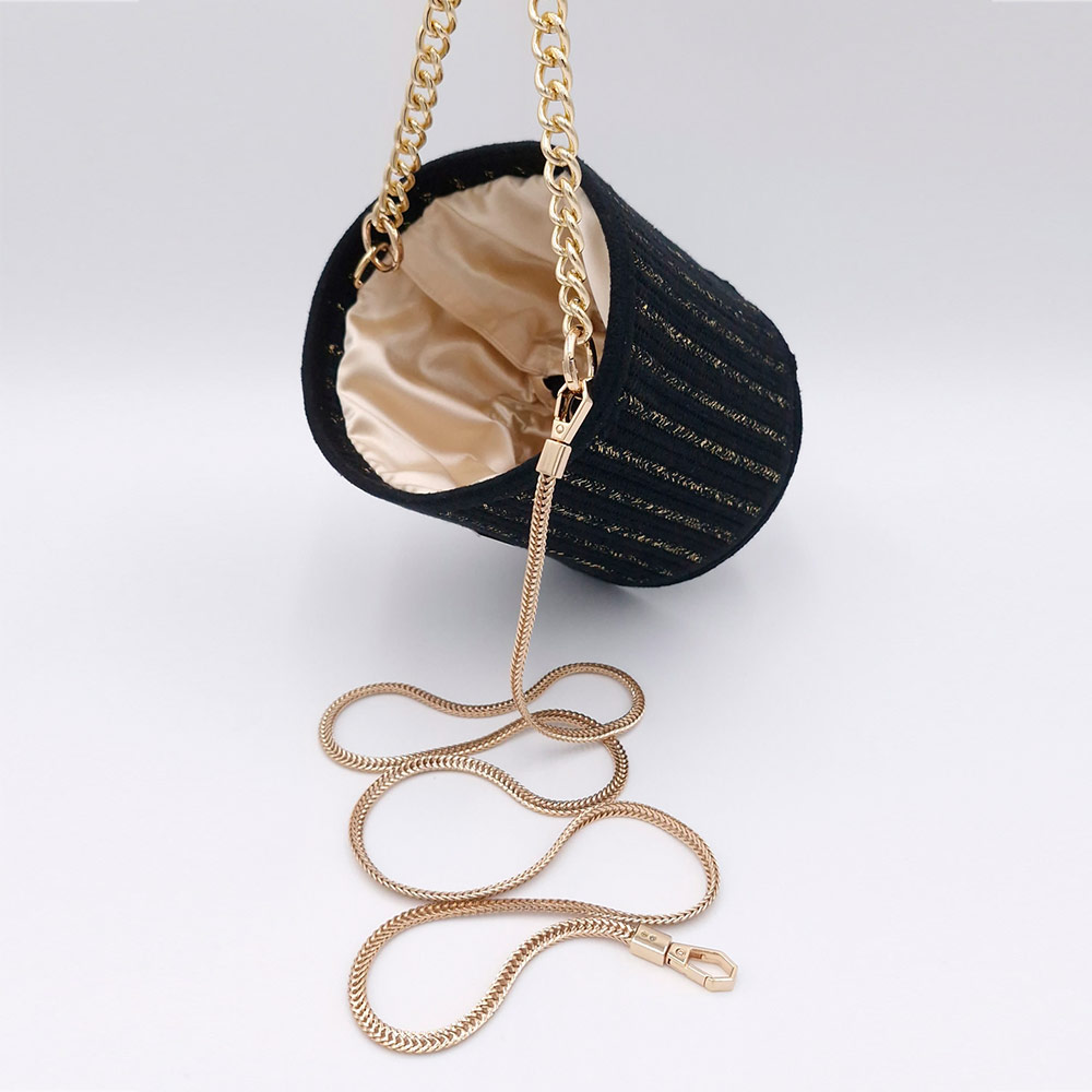 Bolso Lydia - Negro y Dorado - Imagen 4