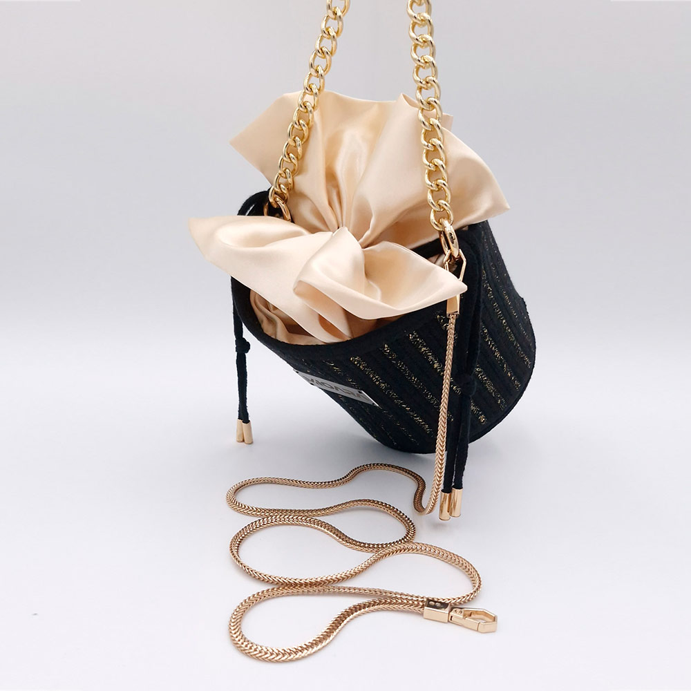 Bolso Lydia - Negro y Dorado - Imagen 2