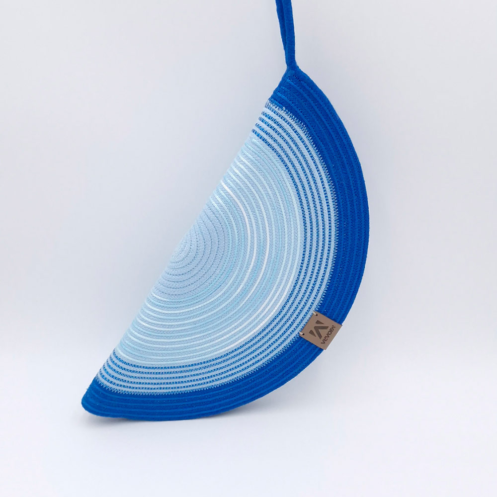 Bolso de mano Claudia - Azul - Imagen 4