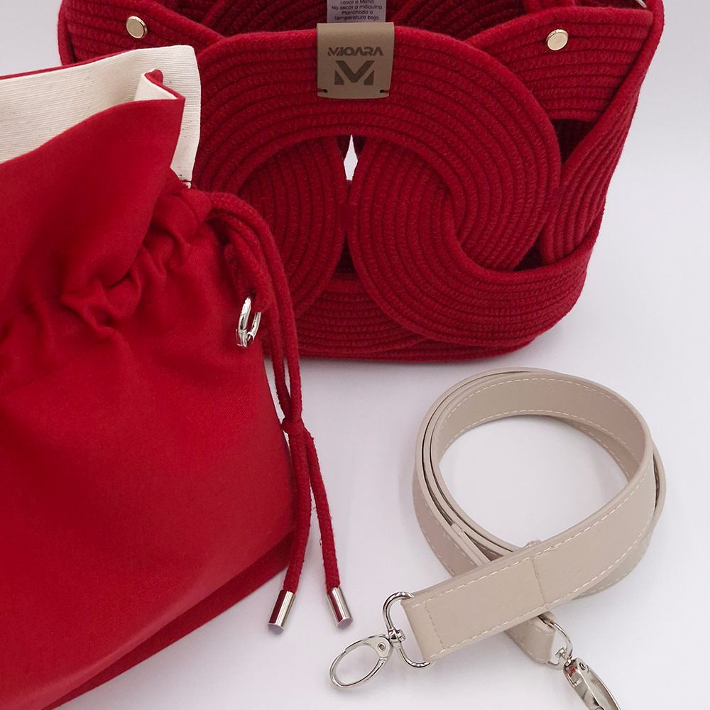 Bolso Alexandra - Granate - Imagen 5