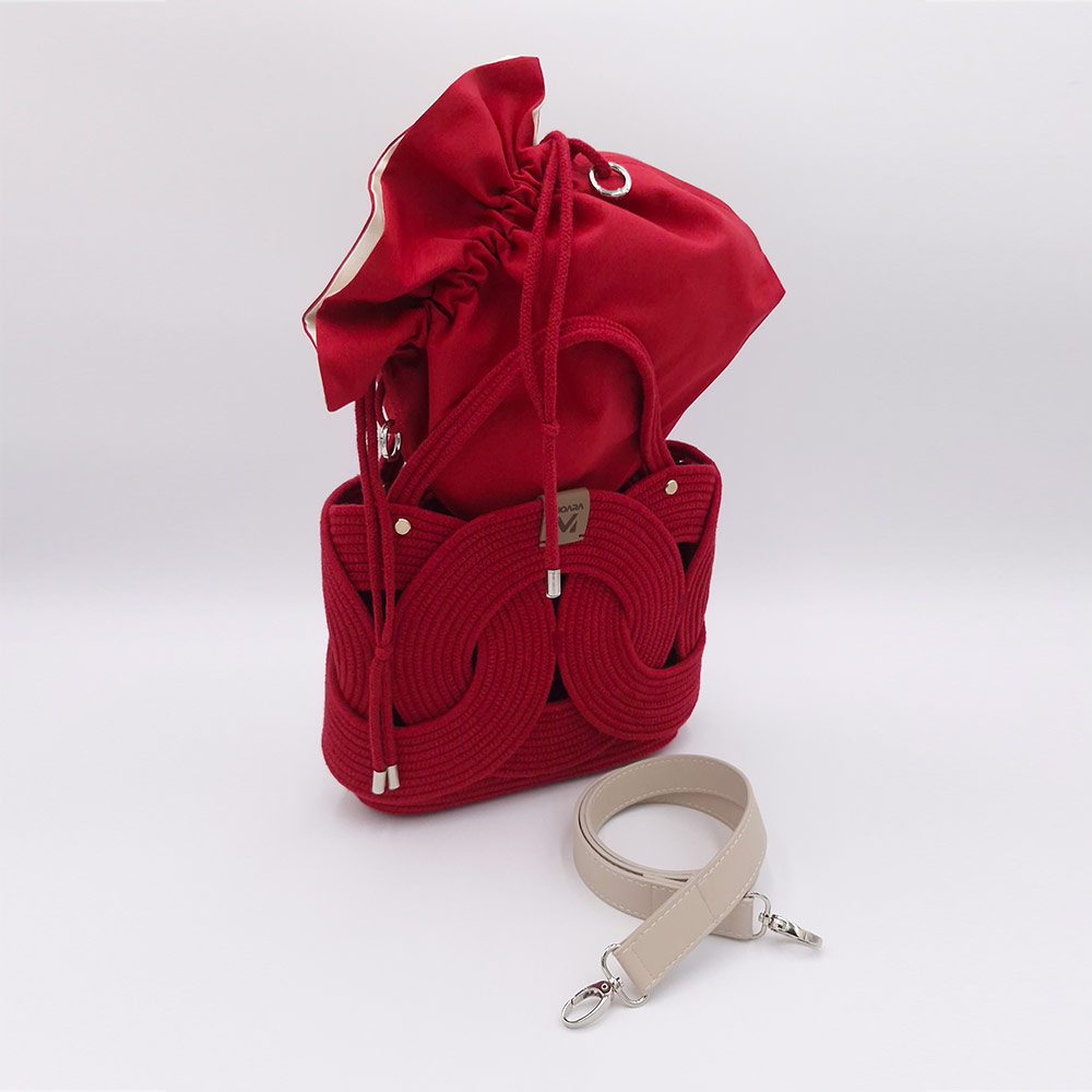 Bolso Alexandra - Granate - Imagen 6