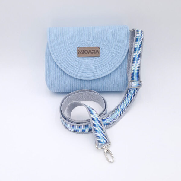 Bandolera Sandra - Azul Celest
