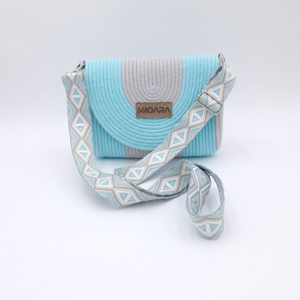 Bandolera Sandra - Aqua